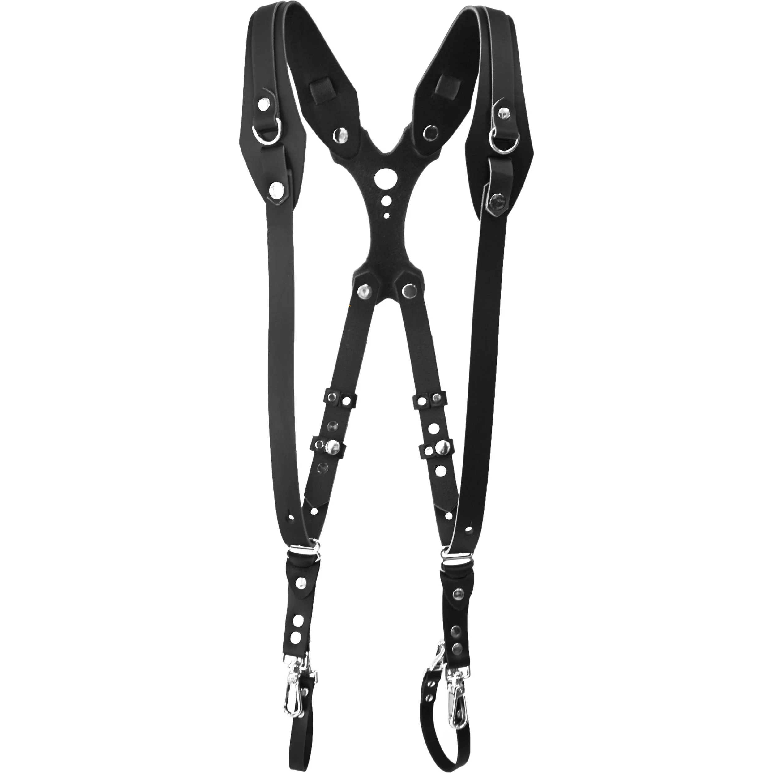 RL Handcrafts Clydesdale Lite Dual Leather Camera Harness (Small, Coffee) - Image 7