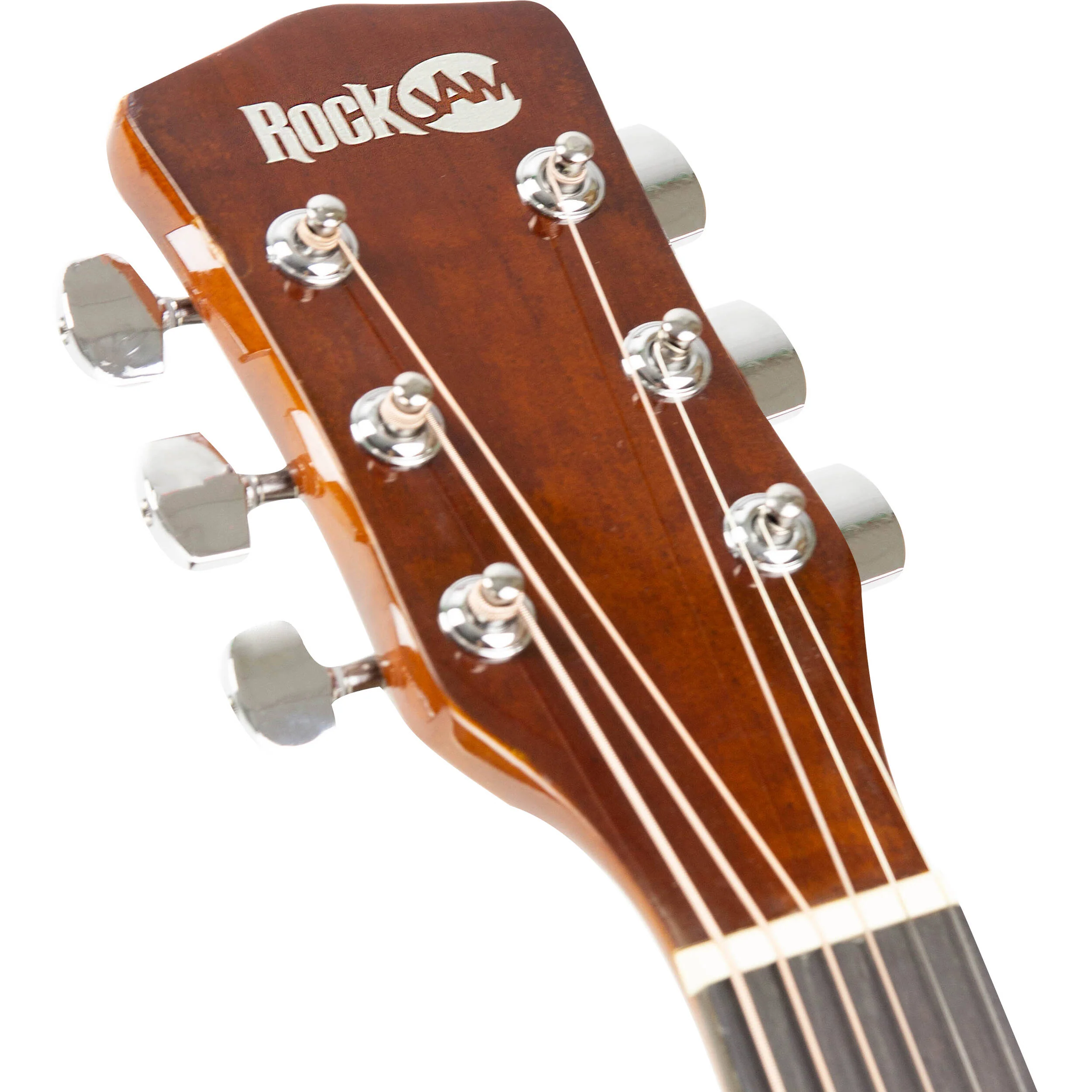 RockJam Full-Sized Acoustic Guitar Kit (Natural) - Image 6