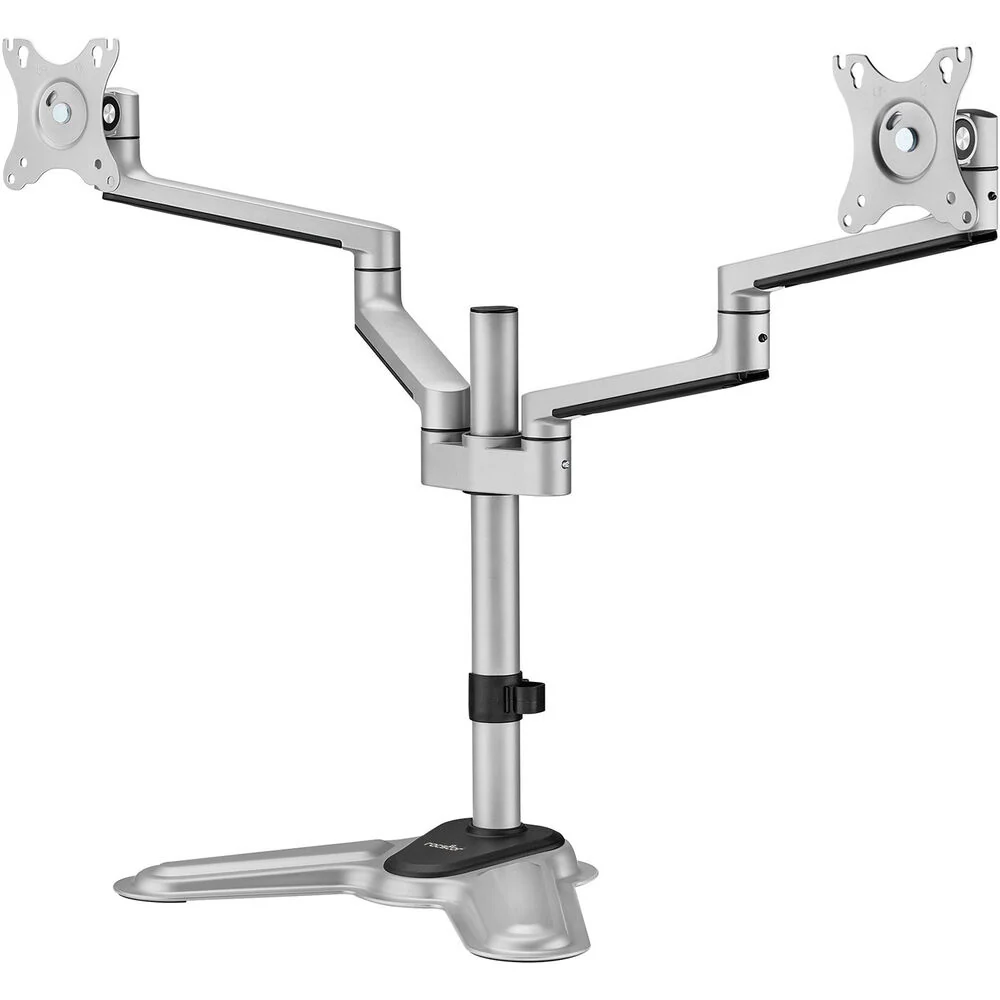 Rocstor ErgoReach EP11 Premium Aluminum Dual-Screen Monitor Stand - Image 4