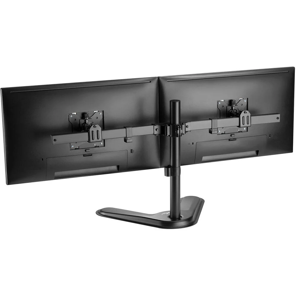Rocstor ErgoReach EP2 Premium Pole Mount Dual-Screen Monitor Stand - Image 6