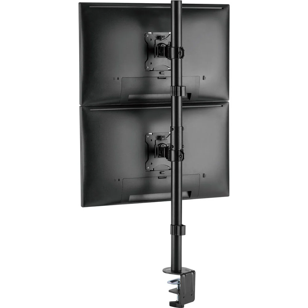 Rocstor ErgoReach EP6 Premium Dual Screen Monitor Mount with C-Clamp & Grommet - Image 6