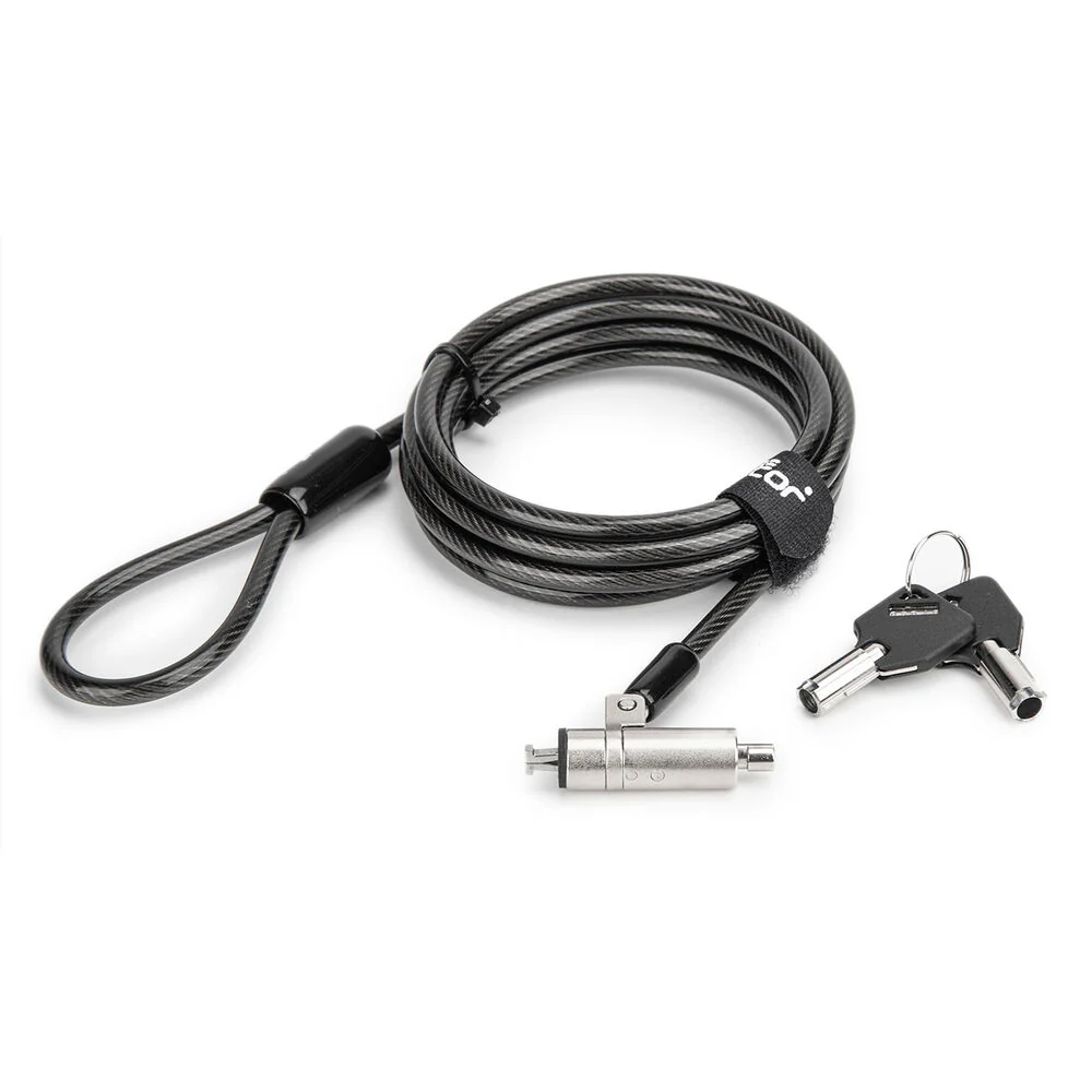 Rocstor Rocbolt N19 Slim Security Cable With Key Lock and 2 Keys (6', TAA) - Image 3