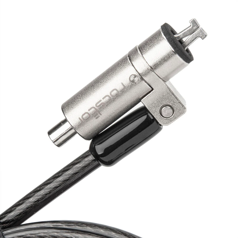 Rocstor Rocbolt N19 Slim Security Cable With Key Lock and 2 Keys (6', TAA) - Image 4