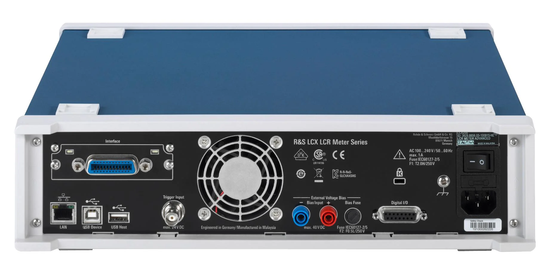 Rohde &amp; Schwarz LCX200COM LCR Meter Bench 1 MHz 100 Mohm New - Image 2