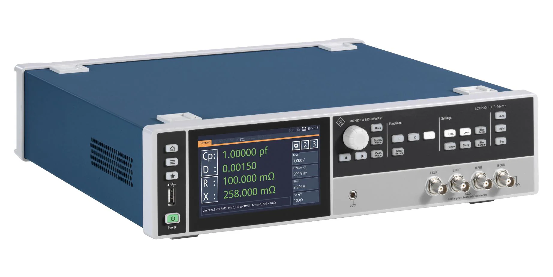 Rohde &amp; Schwarz LCX200COM LCR Meter Bench 1 MHz 100 Mohm New - Image 5