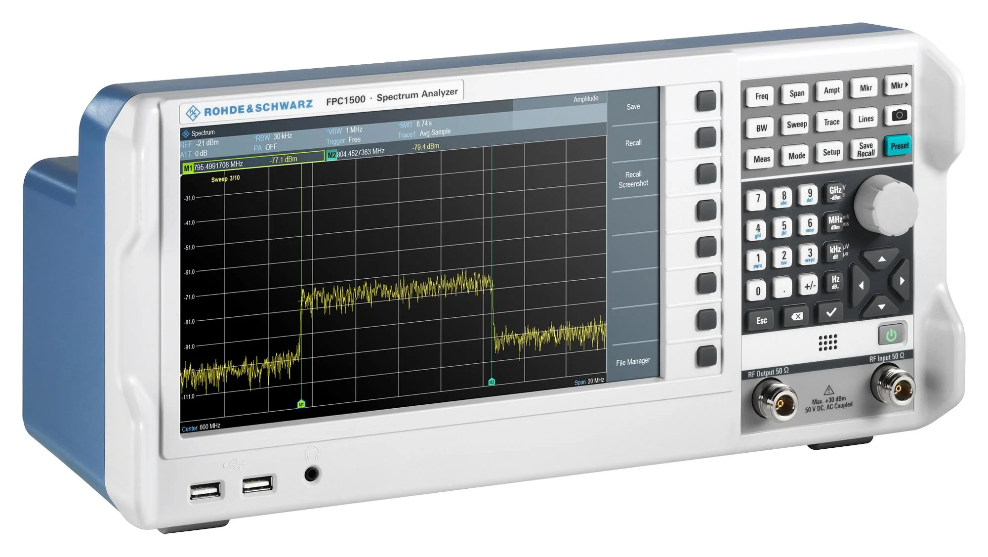 Rohde & Schwarz FPC1500 + FPC-B3 (FPC-P3TG) Spectrum Analyser w/TG Bench FPC Series 5kHz to 3GHz 178 mm 396 147 - Image 2
