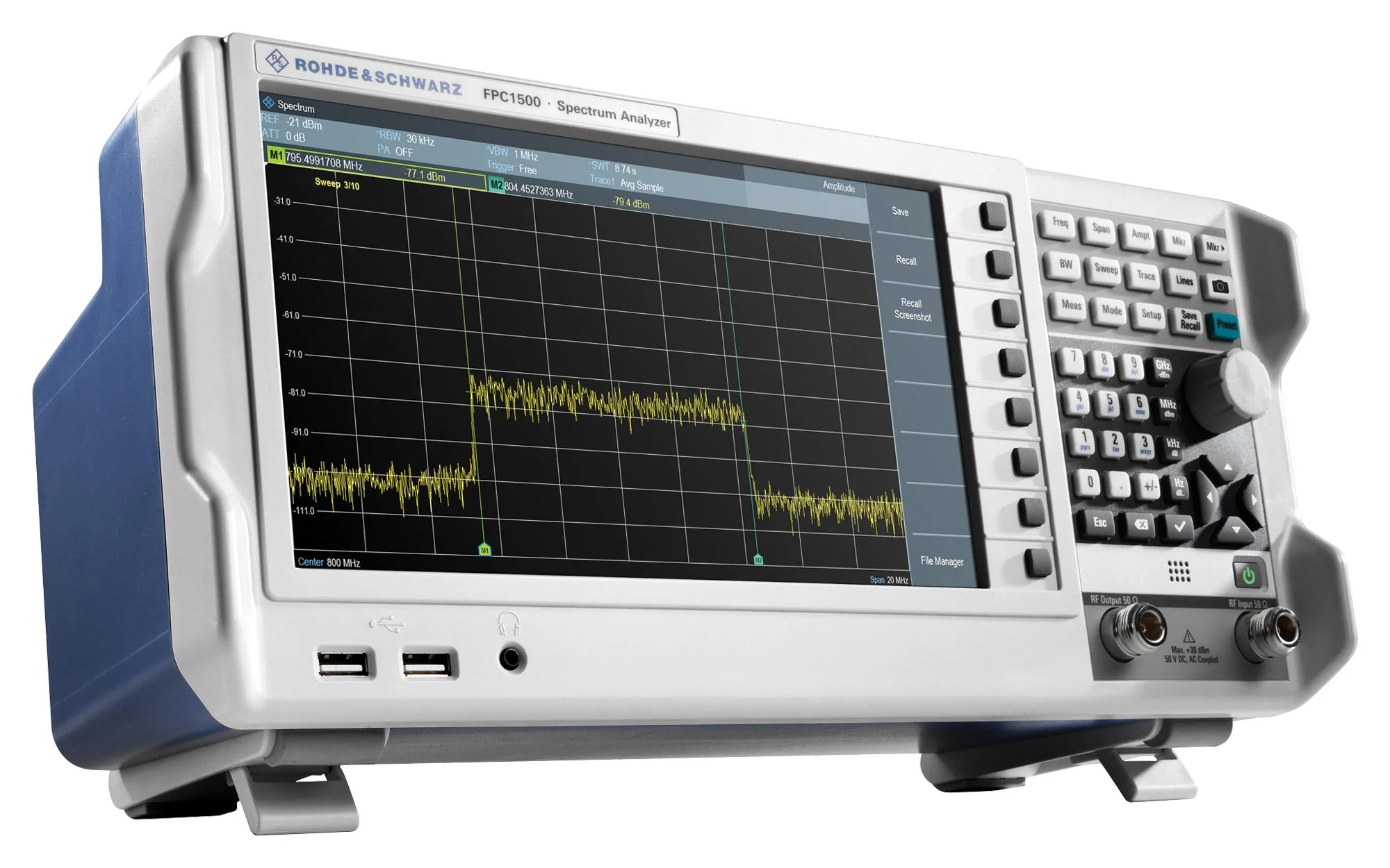 Rohde & Schwarz FPC1500 + FPC-B3 (FPC-P3TG) Spectrum Analyser w/TG Bench FPC Series 5kHz to 3GHz 178 mm 396 147 - Image 3