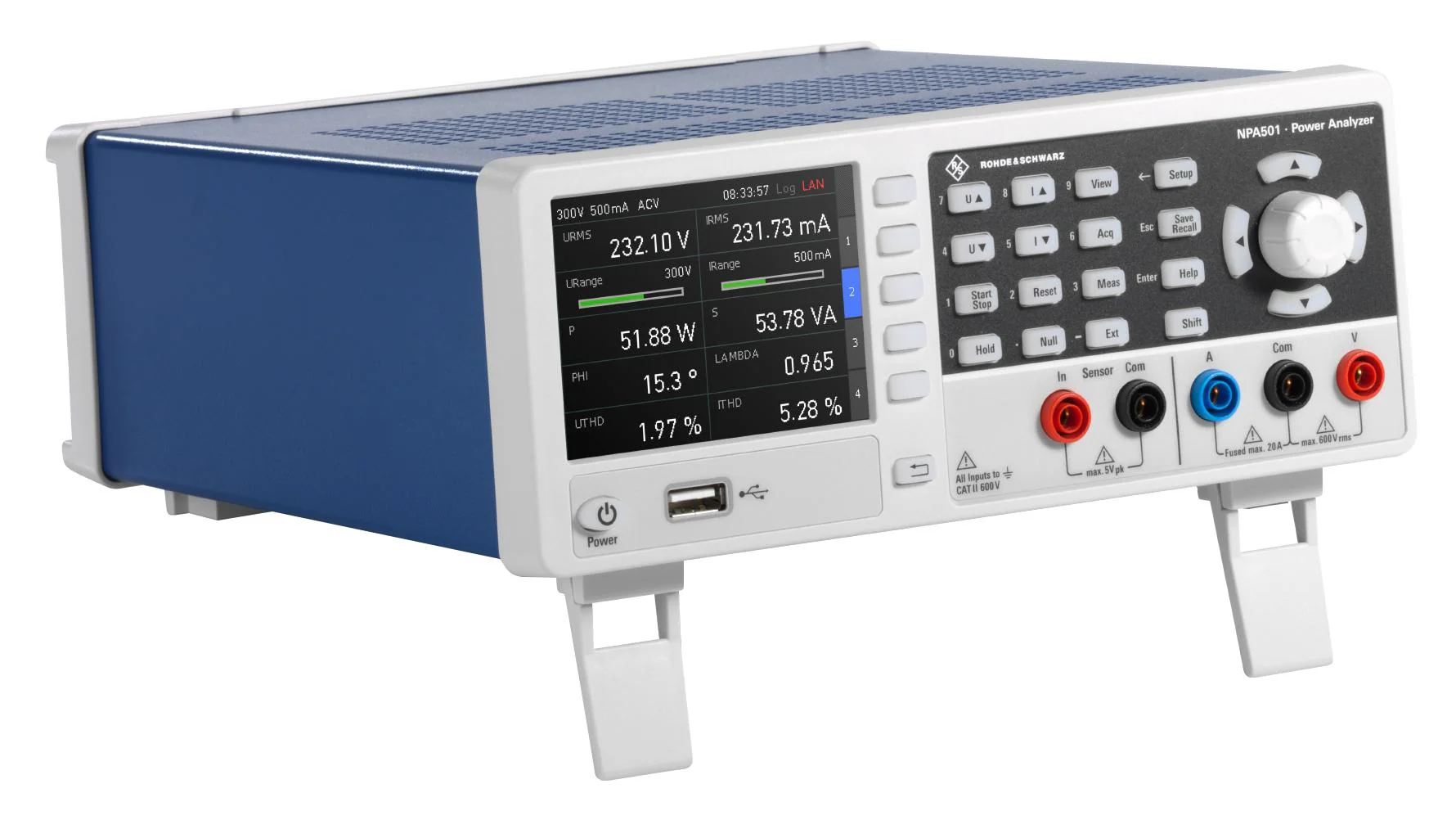 ROHDE & SCHWARZ NPA501 POWER ANALYZER, 2CH, 100KHZ, 100 TO 230V - Image 4