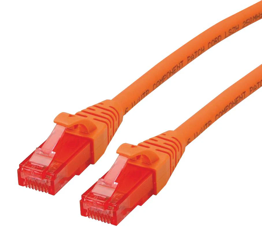 Roline 21.15.2947 Ethernet Cable UTP Cat6 RJ45 Plug 11.8 " 300 mm Orange