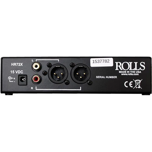 Rolls HR72X - Rack Mountable CD/MP3 Player with XLR Output Connectors (1RU High) - Image 3