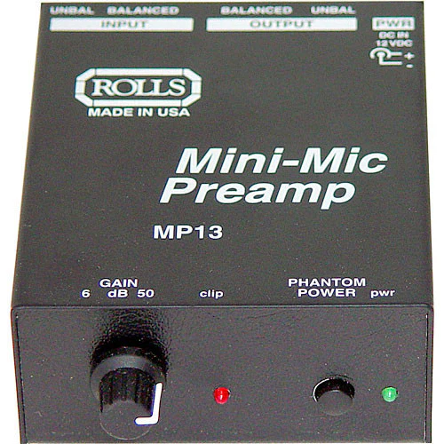 Rolls MP13 Mini Microphone Preamp - Image 4