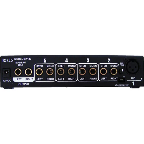 Rolls MX122 MiniMix Pro - Audio Mixer - Image 2