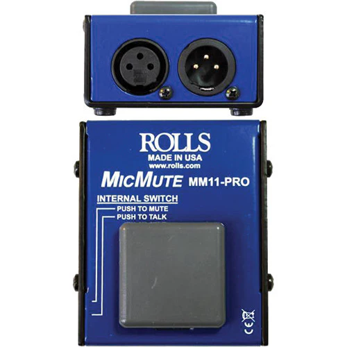 Rolls Pro Switchable Microphone Mute/Talk Professional Microphone Switch - Image 3