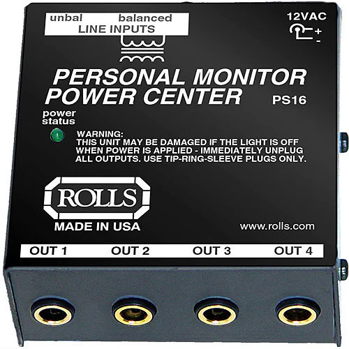 Rolls PS16 Personal Monitor Power Center - Image 2