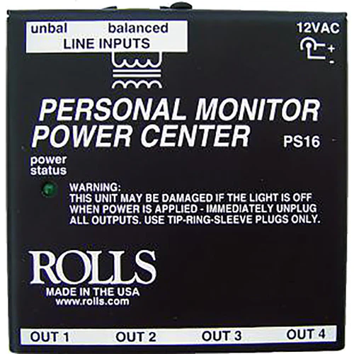 Rolls PS16 Personal Monitor Power Center - Image 5