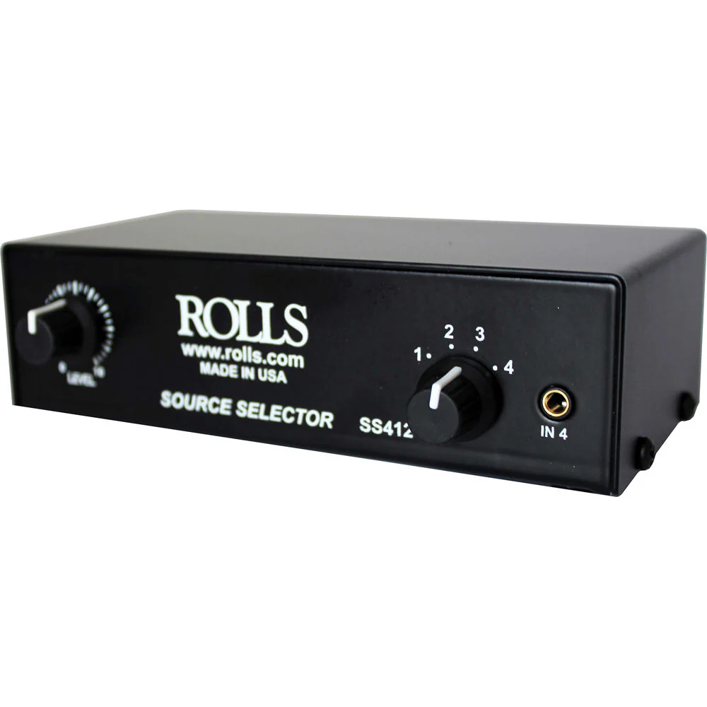 Rolls SS412 Passive Analog Stereo Audio Source Selector - Image 2