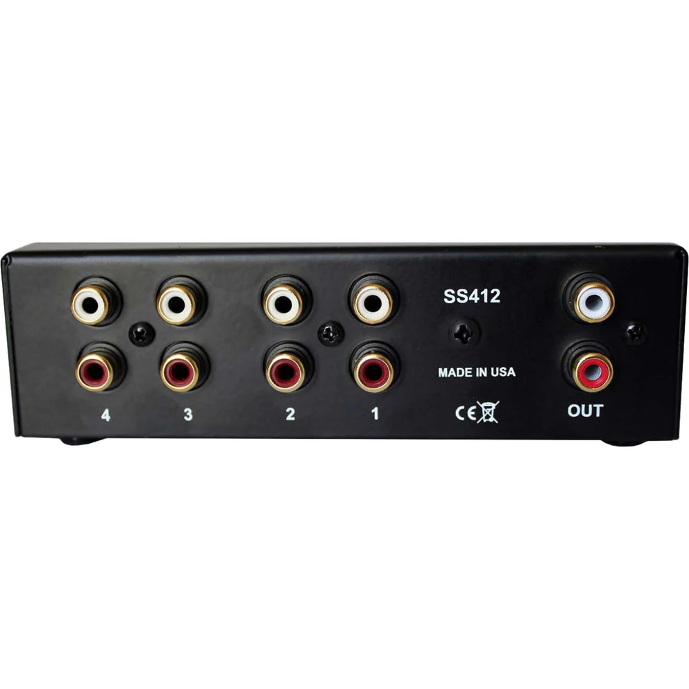 Rolls SS412 Passive Analog Stereo Audio Source Selector - Image 4