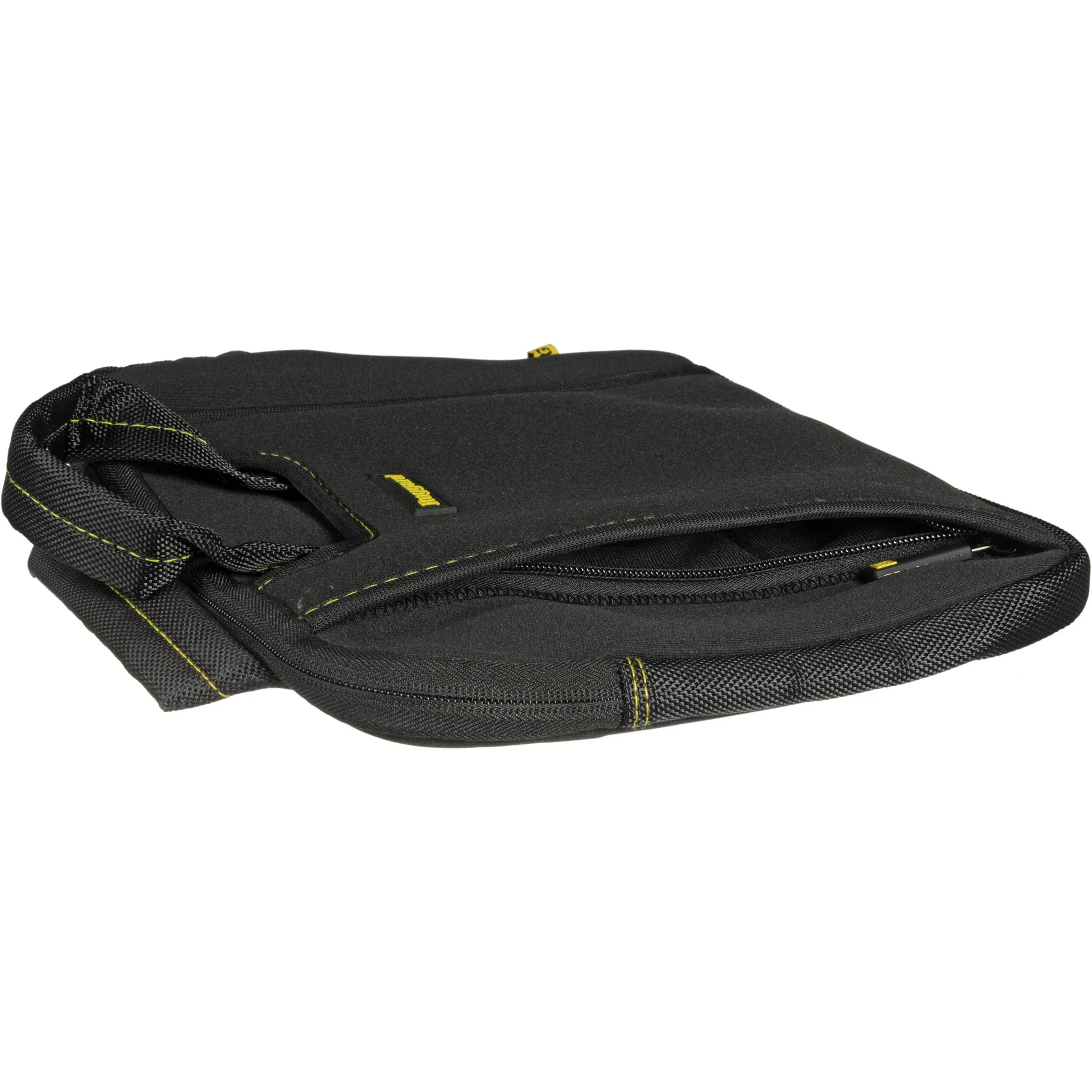 Ruggard 13" Ultra Thin Laptop Sleeve with Handles (Black/Yellow) - Image 4