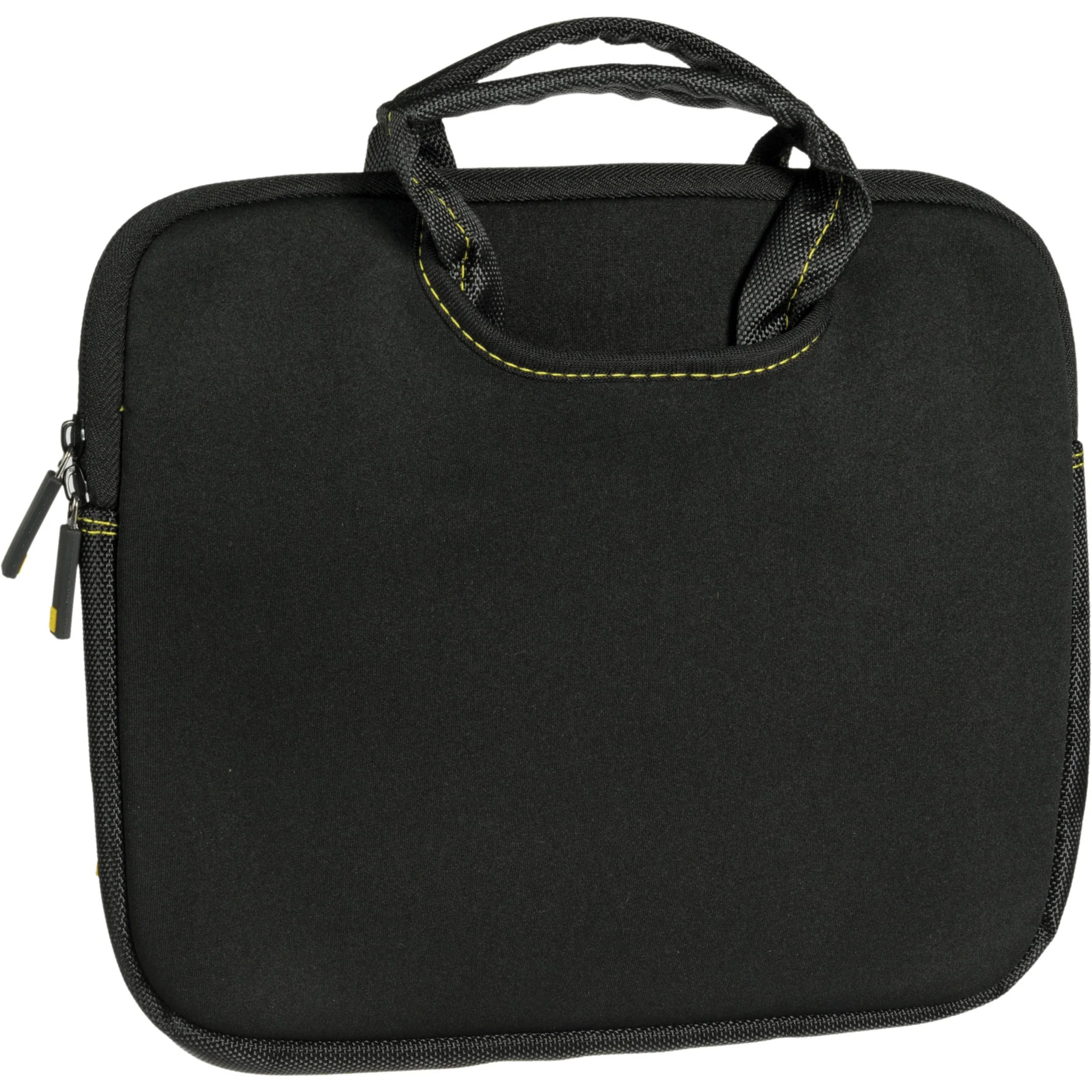 Ruggard 13" Ultra Thin Laptop Sleeve with Handles (Black/Yellow) - Image 5