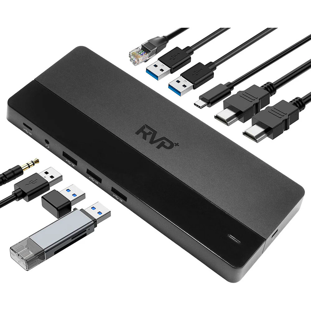 RVP+ RVP-022818 12-in-1 USB-C 3.2 Gen 2 Docking Station - Image 5