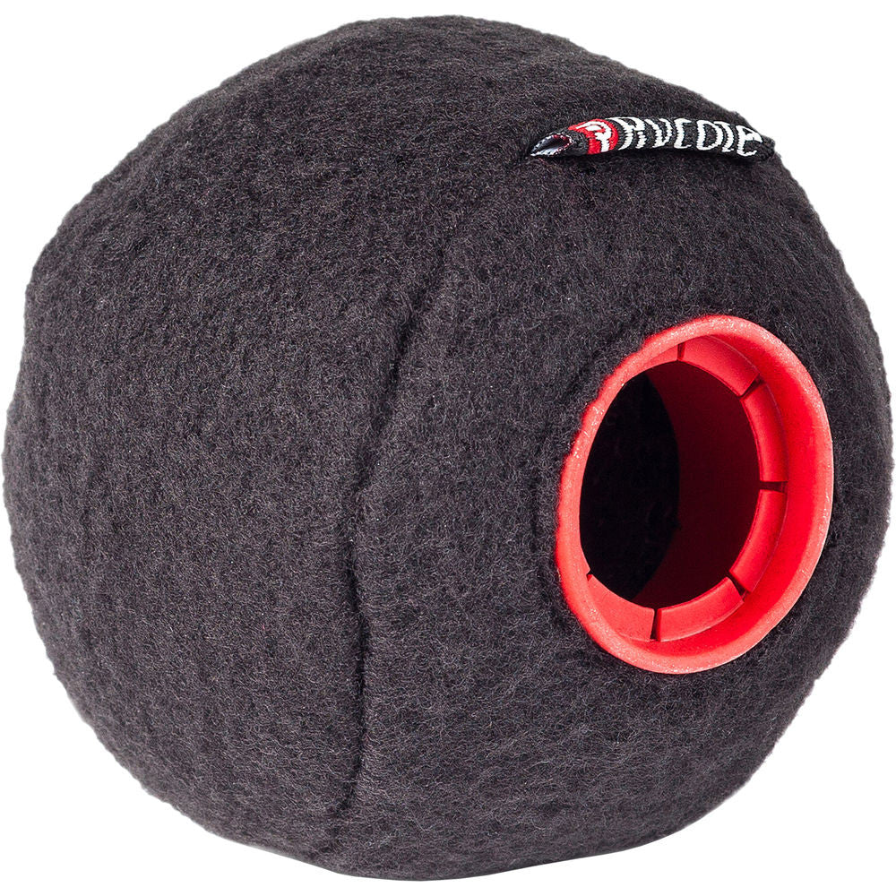 Rycote Baseball Felt-Covered Windscreen (Black, 24/25mm, Single) - Image 2