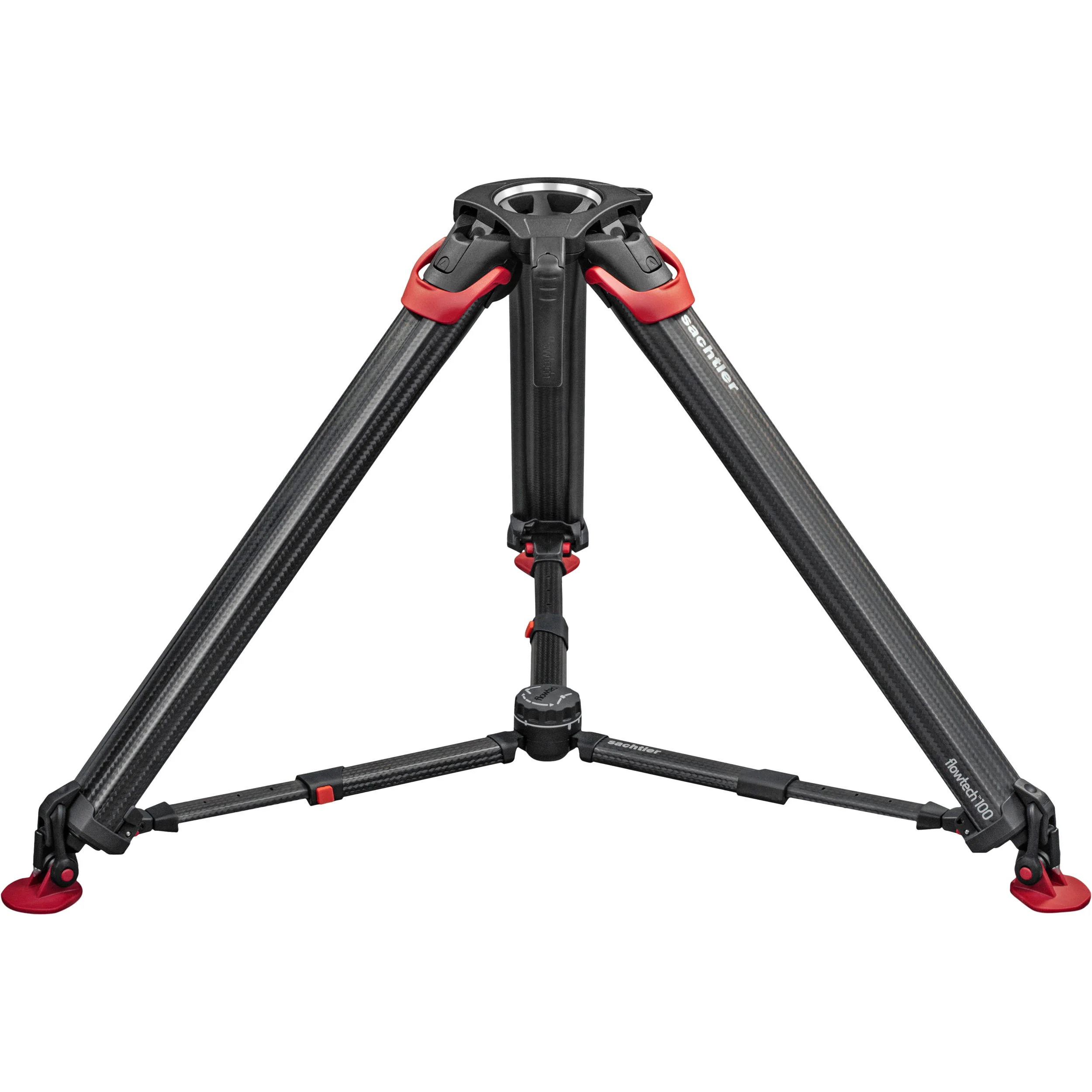 Sachtler flowtech 100 MS Carbon Fiber Tripod with Mid-Level Spreader & Rubber Feet - Image 6