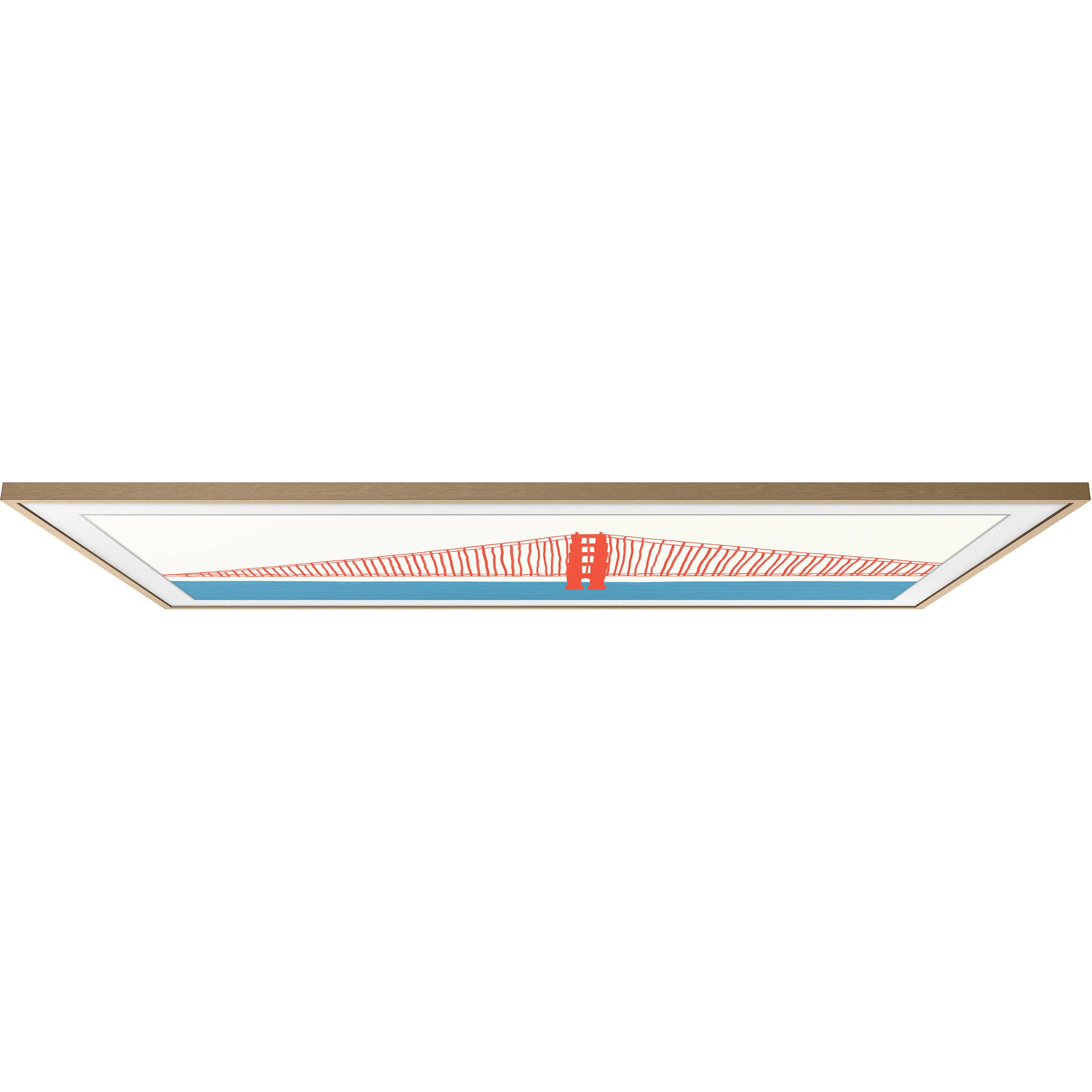 Samsung Customizable Bezel for the 2021 43" The Frame TV (Modern Teak) - Image 3