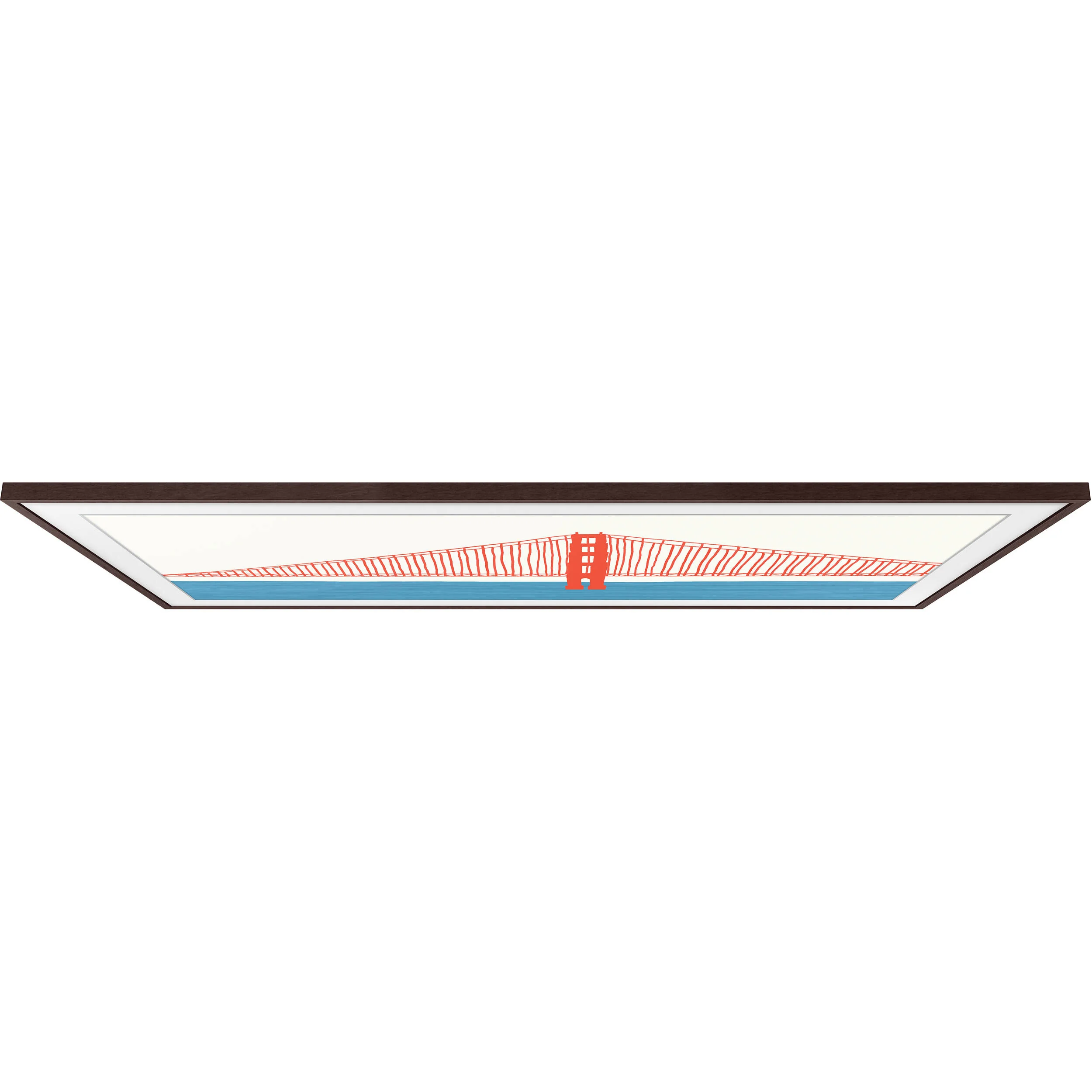 Samsung Customizable Bezel for the 2021 55" The Frame TV (Modern Brown) - Image 3