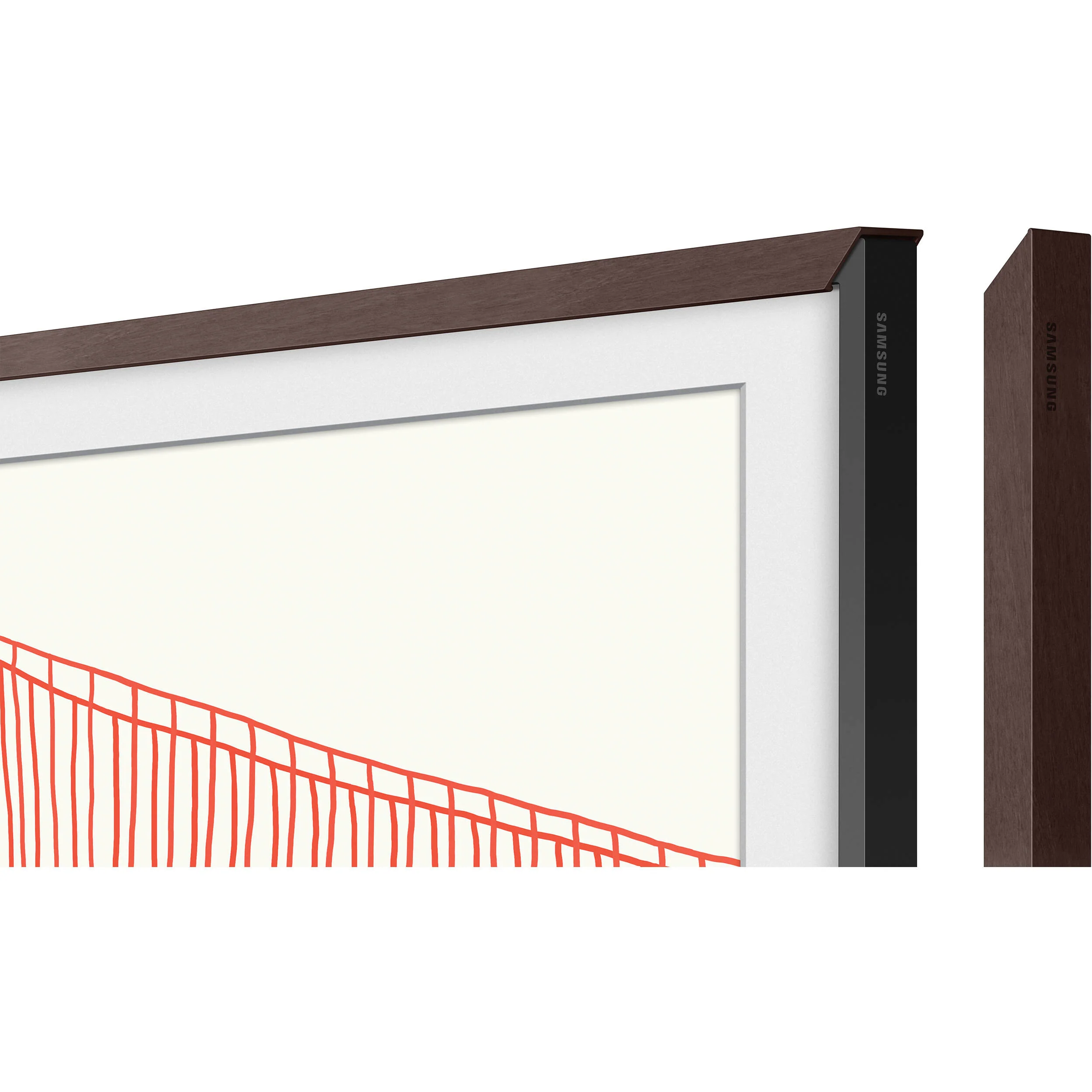 Samsung Customizable Bezel for the 2021 55" The Frame TV (Modern Brown) - Image 5