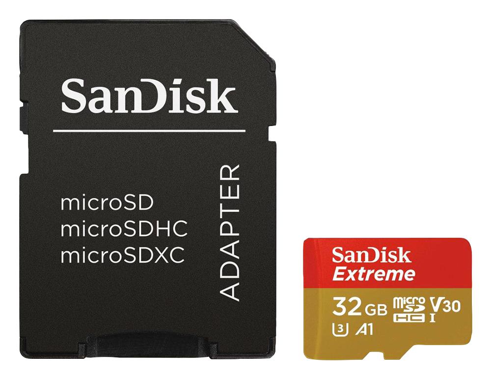 Sandisk SDSQXAF-032G-GN6MA SDSQXAF-032G-GN6MA Extreme Microsdhc Class 10 U3 V30 Memory Card 32GB 90MB/s 60MB/s - Image 3