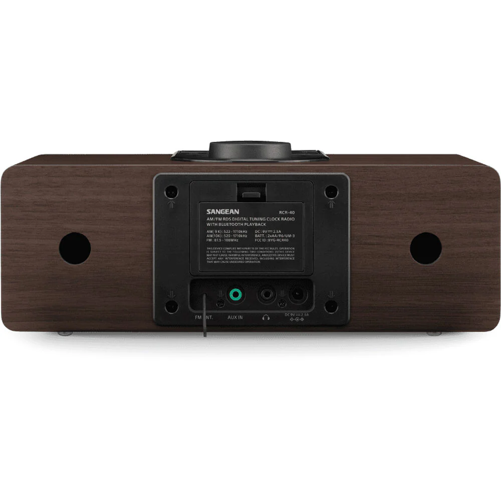 Sangean RCR-40 AM/FM-RBDS/Bluetooth Tabletop Radio - Image 4