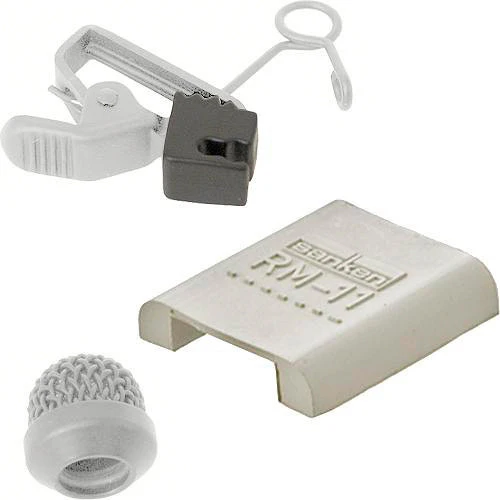 Sanken COS-11D Omni Lavalier Mic, Reduced Sens, Hardwired 1/8" TRS Connector for Sennheiser Evolution Wireless Transmitter (with Accessories, White) - Image 3