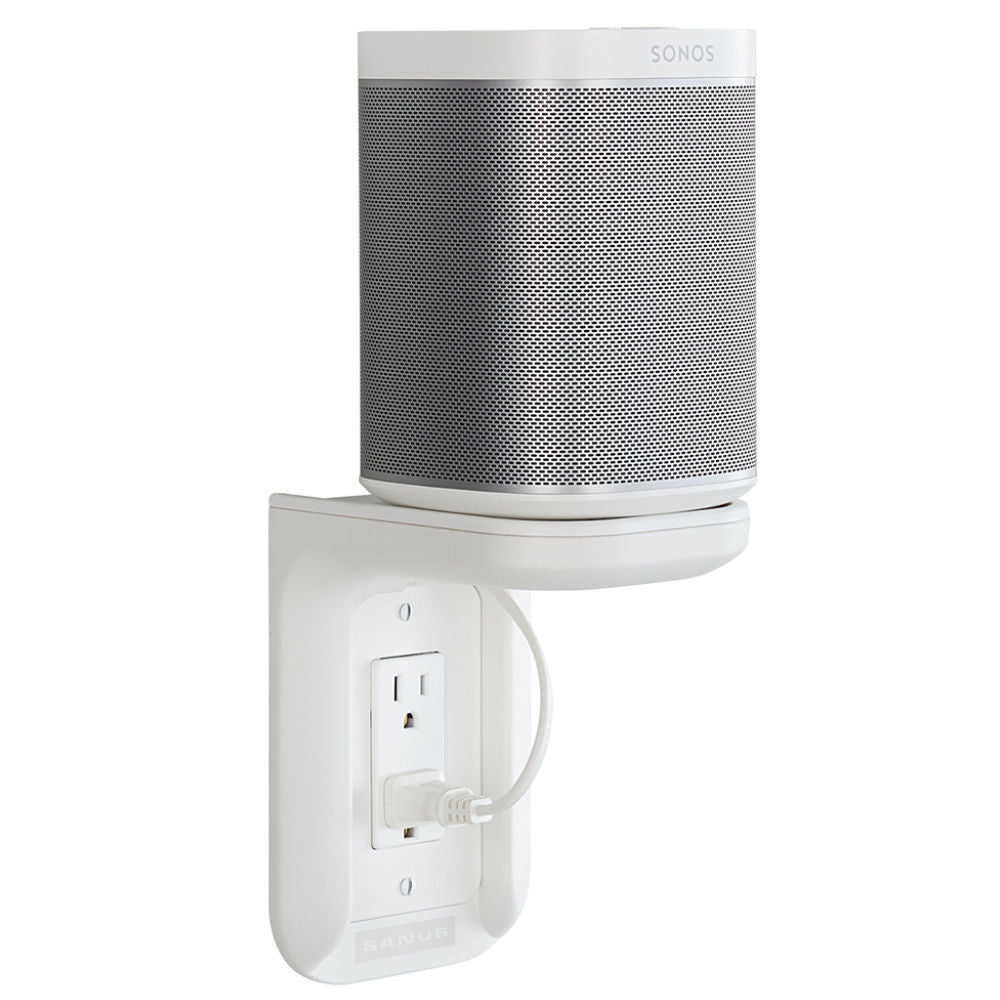SANUS Outlet Shelf for Sonos One & PLAY:1 (White, Single) - Image 2