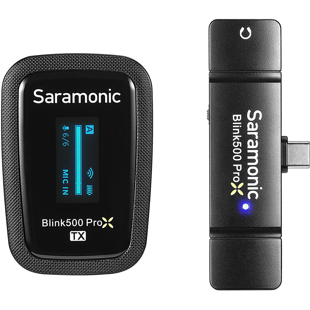 Saramonic Blink 500 ProX B5 Digital Wireless Lavalier Microphone System with USB-C Connector (2.4 GHz) - Image 3