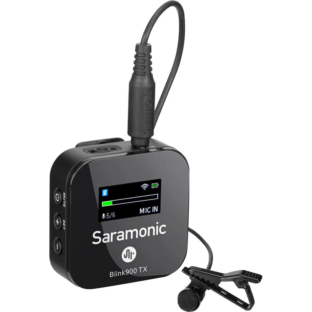 Saramonic Blink 900 B2 2-Person Digital Camera-Mount Wireless Omni Lavalier Microphone System (2.4 GHz, Black) - Image 4