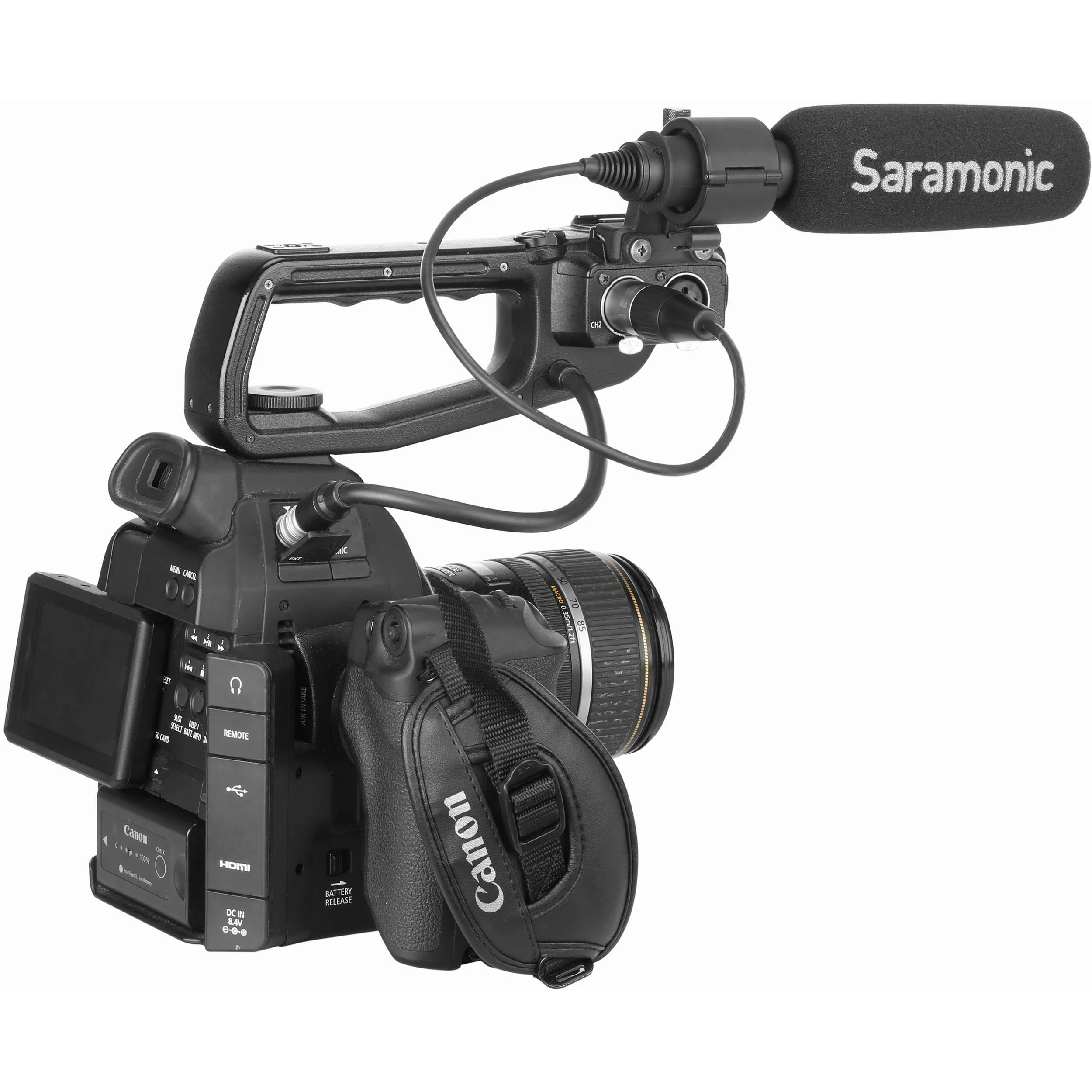 Saramonic SR-NV5X Short Shotgun Microphone with Hardwired XLR Cable - Image 11