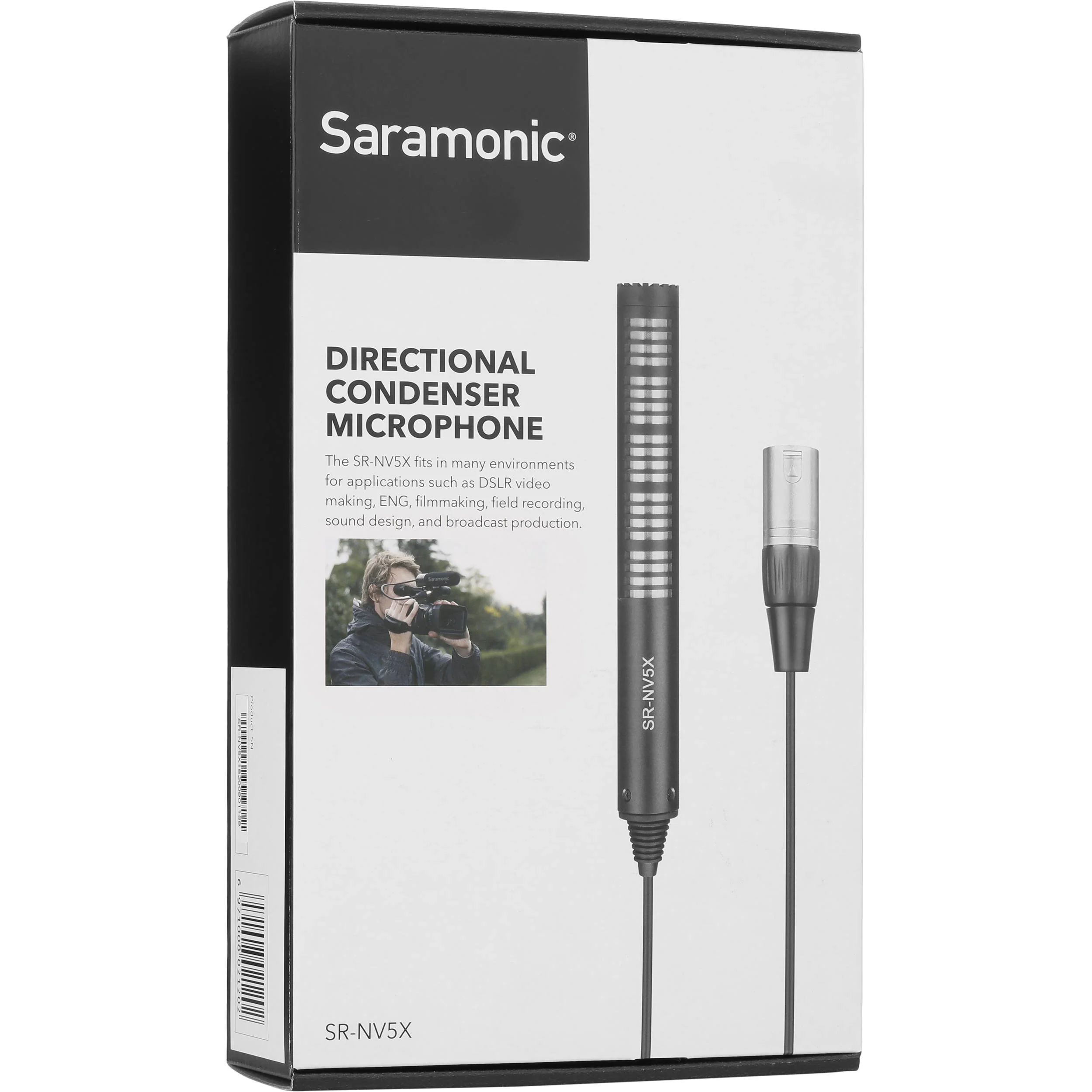 Saramonic SR-NV5X Short Shotgun Microphone with Hardwired XLR Cable - Image 14
