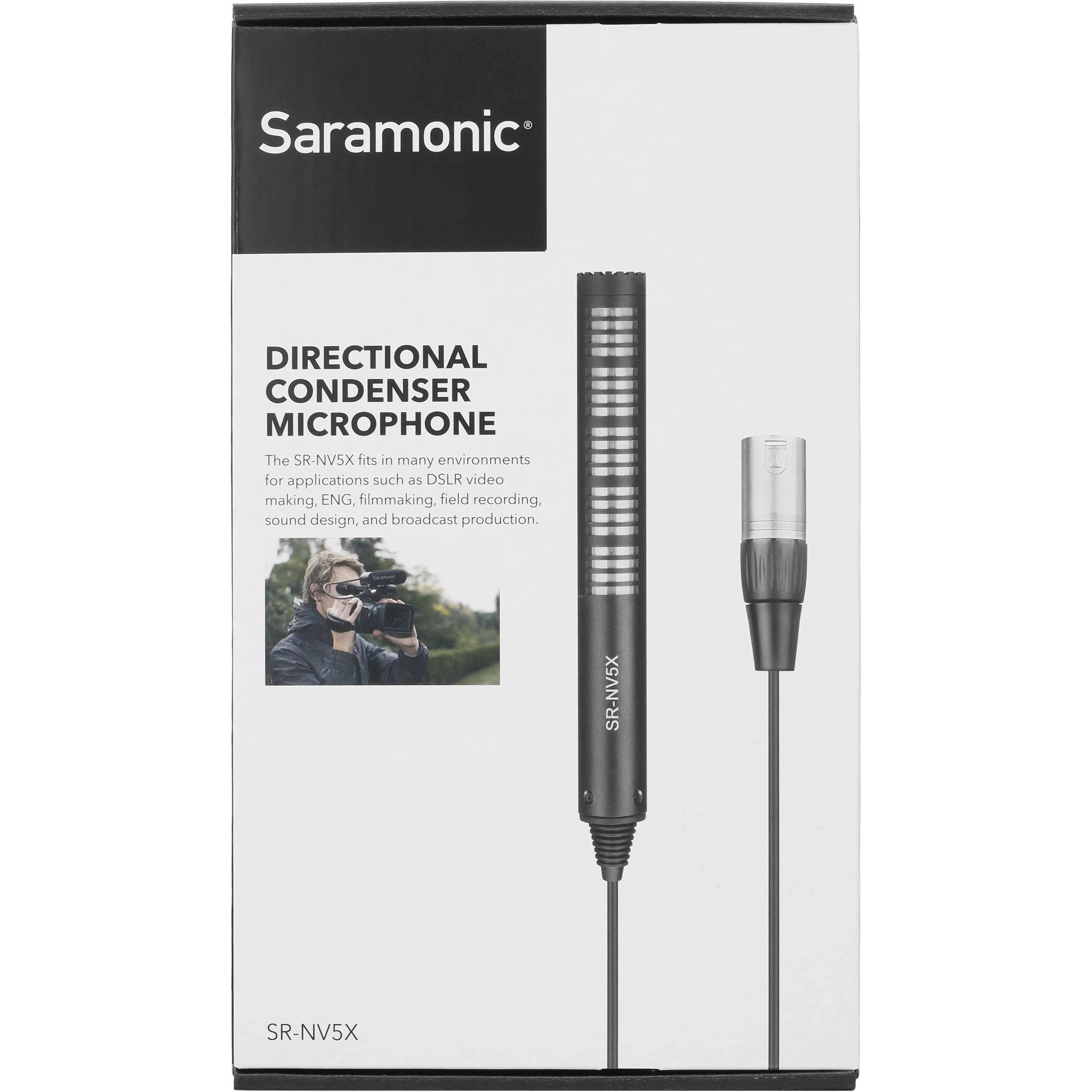 Saramonic SR-NV5X Short Shotgun Microphone with Hardwired XLR Cable - Image 15