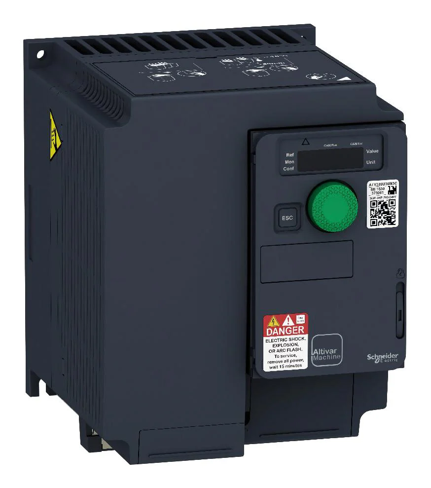 Schneider Electric ATV320U15N4C Variable Speed Drive Altivar Machine ATV320 Series Three Phase 1.5 kW 380 to 500 Vac