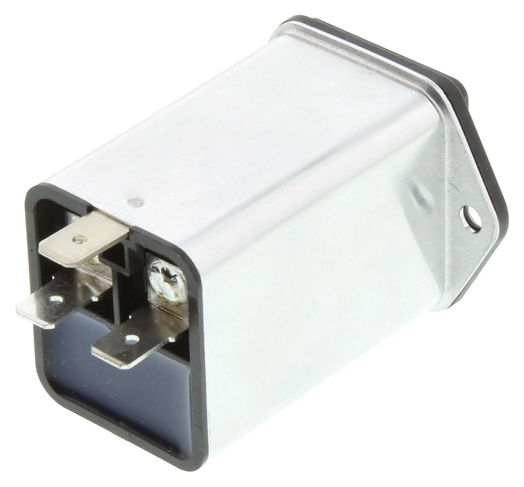 Schurter 4301.5002 4301.5002 Filtered IEC Power Entry Module C14 General Purpose 2 A 250 VAC 2-Pole Fuse Holder - Image 2