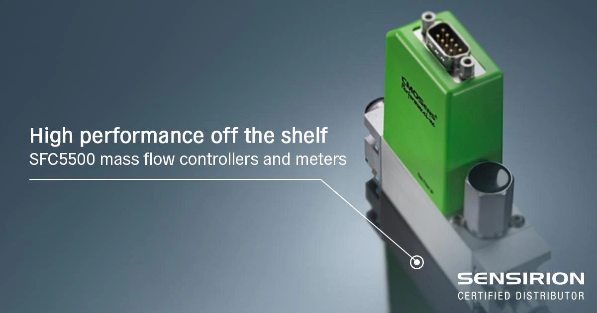 Sensirion SFC5500-2SLM Mass Flow Controller 0.002 l/min 2 10 bar 14 V 26.4 G1/4 - Image 2