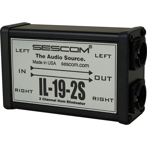 Sescom 2-Channel Pro Audio Hum Eliminator with Isolation - Image 3