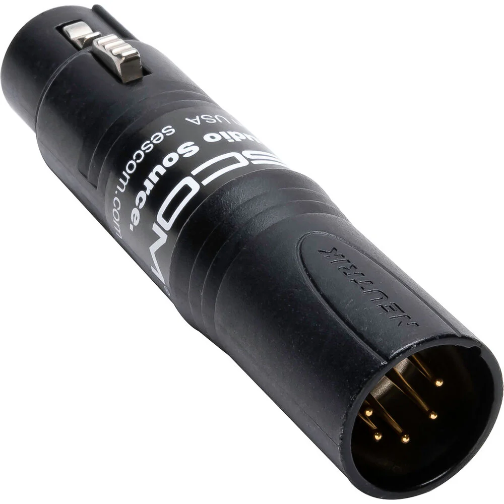 Sescom NHA4F5M 4-Pin Female to 5-Pin Male Inline Adapter Barrel - Image 2