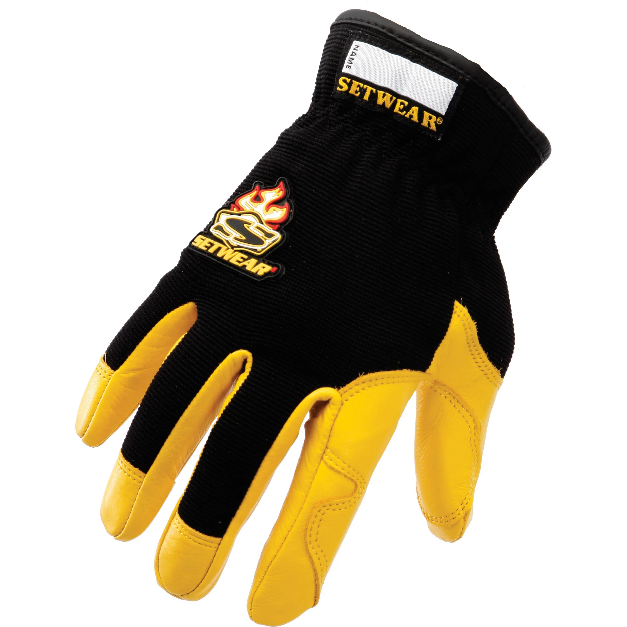 Setwear Pro Leather Gloves (Large, Tan) - Image 2