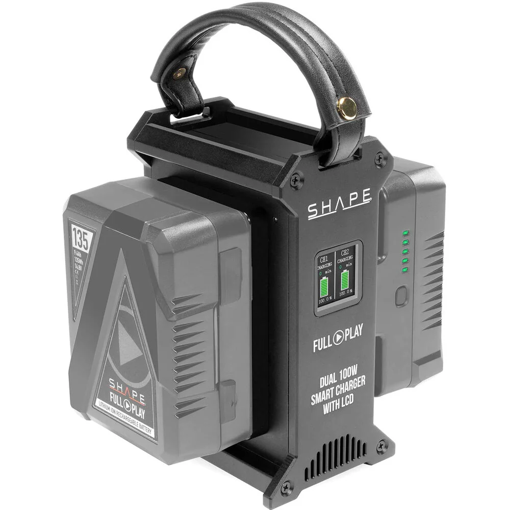 SHAPE FULL PLAY Dual Gold Mount 100W Fast Charger with LCD - Image 2