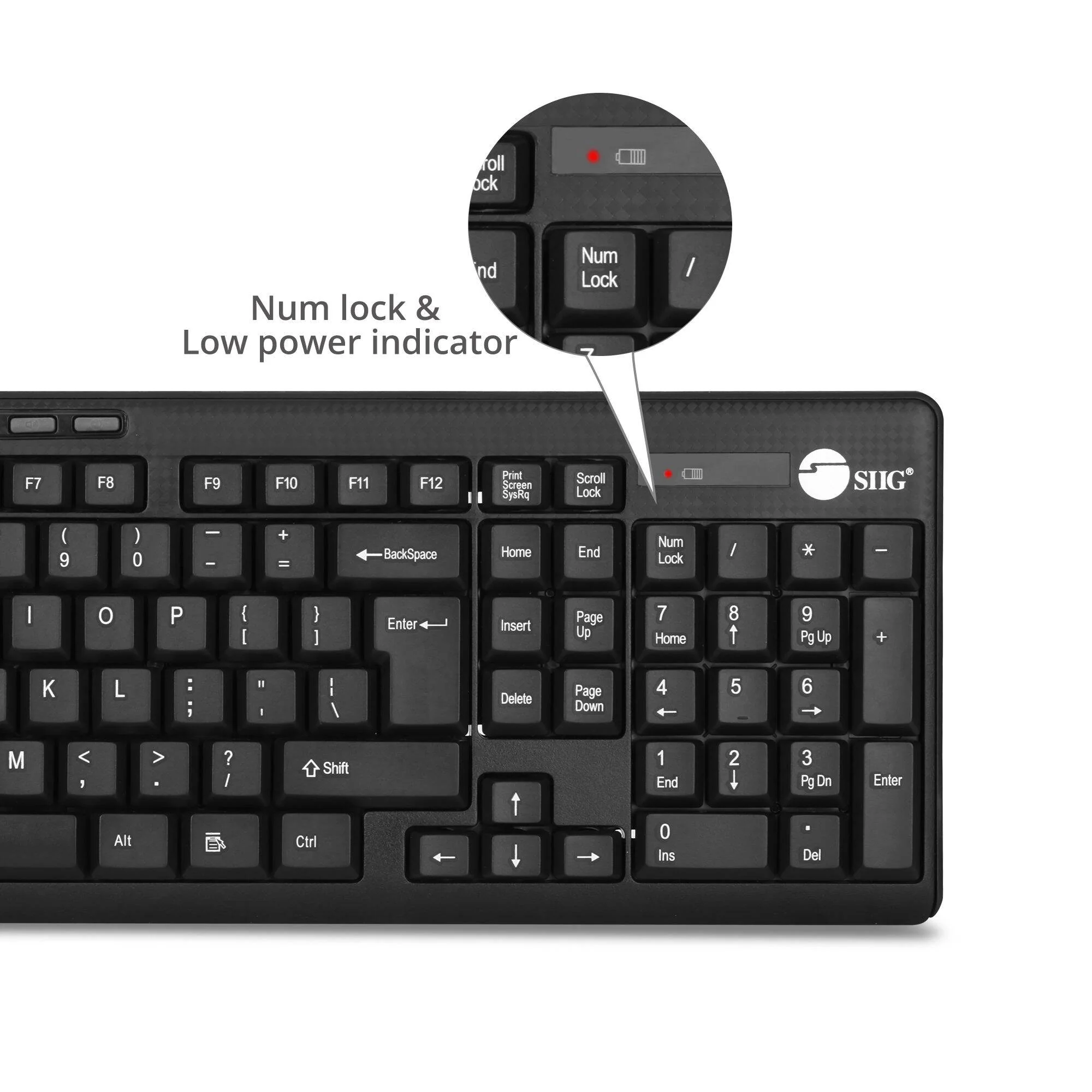 SIIG Wireless Extra-Duo Keyboard & Mouse - Image 6