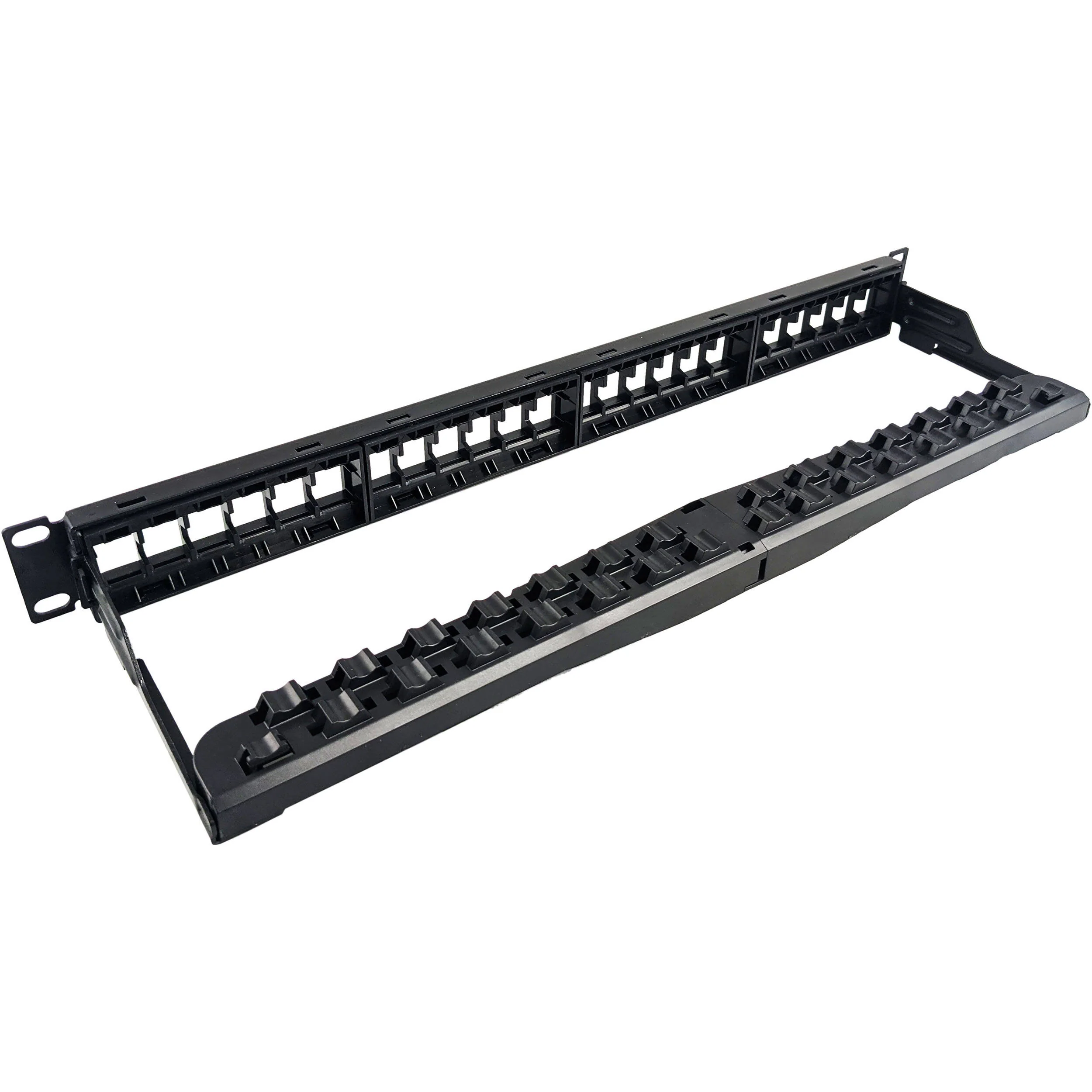 Simply45 S45-2024U 24-Port Unshielded Unloaded Keystone Patch Panel - Image 2