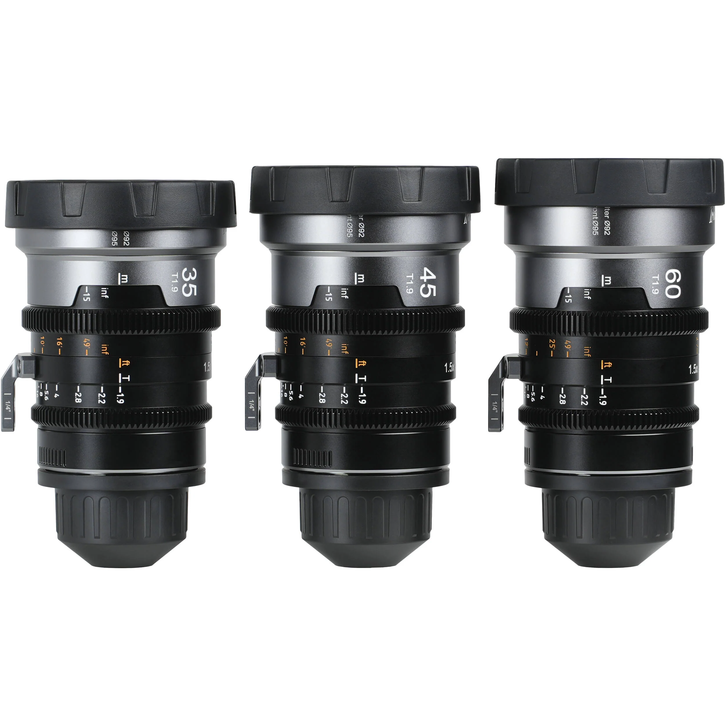 Sirui IronStar Series 35, 45 & 60mm T1.9 Full-Frame Anamorphic Lens Set (ARRI PL/EF Mount, Neutral Flare) - Image 4