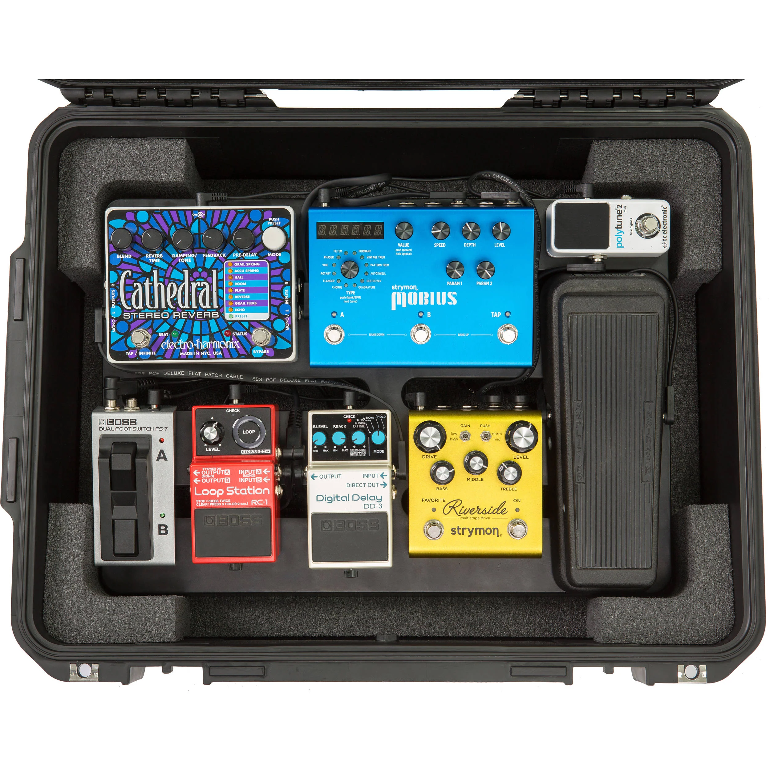 SKB 3i-2015-7-PB Injection-Molded Pedalboard with Included Case - Image 16