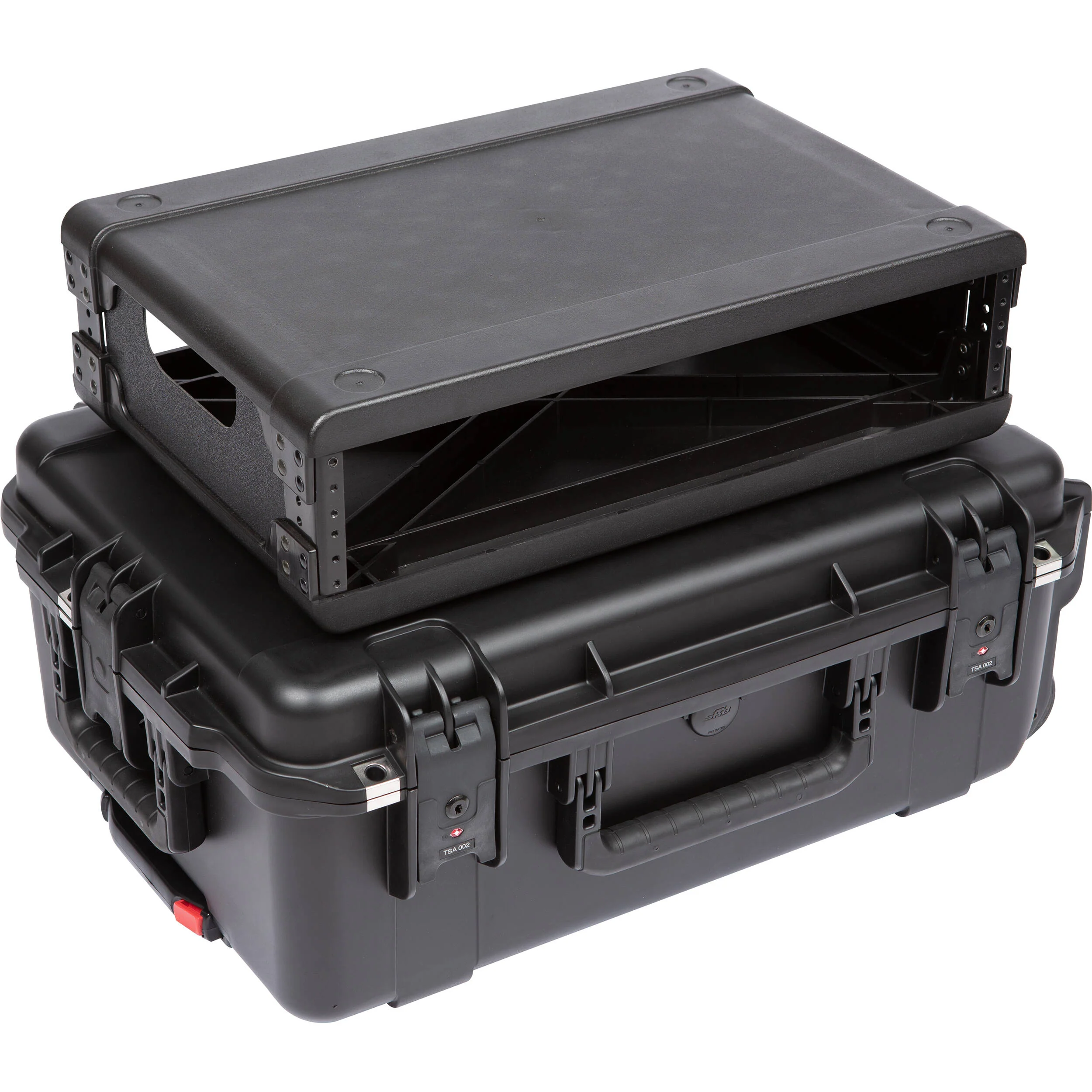 SKB iSeries Injection-Molded 13" Fly Rack with Wheels (2 RU) - Image 12